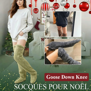 💕Chaussettes hautes en polaire veloutée pour Noël❄️🎅