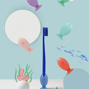 🔥🔥Porte-brosse à dents en forme de petit poisson