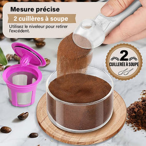 Cuillère doseuse à café grande capacité (1 achetée 1 offerte)