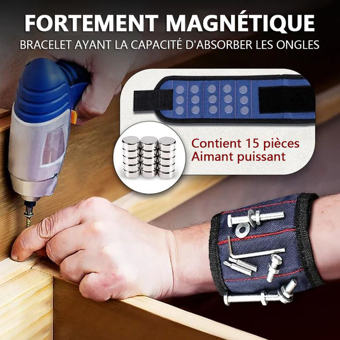 Bracelet à aimant puissant