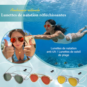Lunettes de natation réfléchissantes