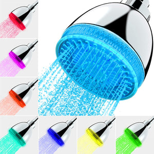 Tête de douche colorée