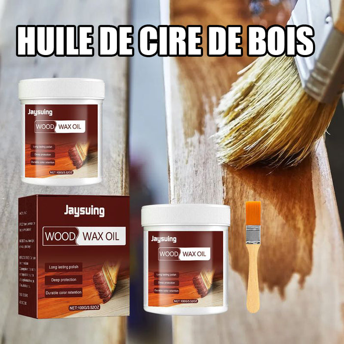 Huile de cire de bois