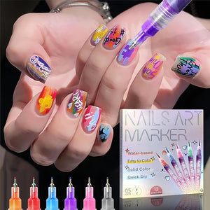 ⏳Ensemble de 12 stylos nail art de couleurs🎨💅