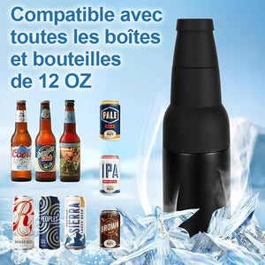 Refroidisseur de bouteille de bière avec ouvre-bouteille