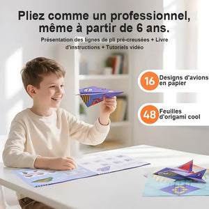 ✈️✨ Livre d'avion en papier DIY