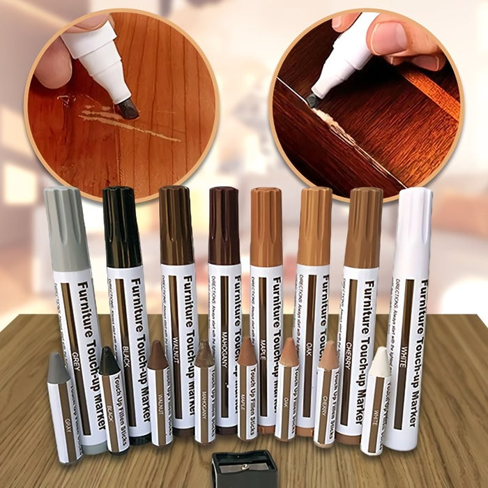 Kit de restauration de surface en bois (6/8 couleurs)