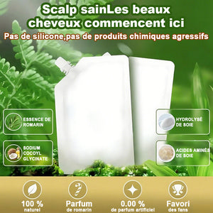Shampoing pour cheveux lisses et brillants - pour tous types de cheveux