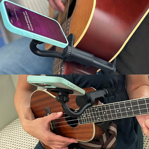 Support magnétique pour téléphone (Guitare ou Ukulélé)