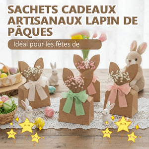 Sacs de Pâques charmants à oreilles de lapin