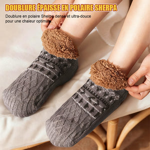 🧦 Chaussettes de sol Jacquard – Une chaleur douillette à chaque pas