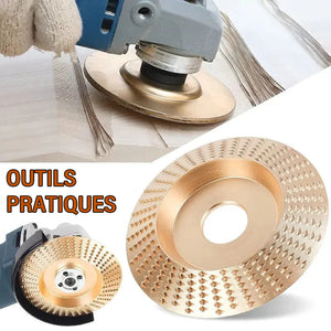 Jeu de disques de sculpture sur bois robustes