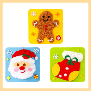 Ensemble de poupées à broder DIY de Noël