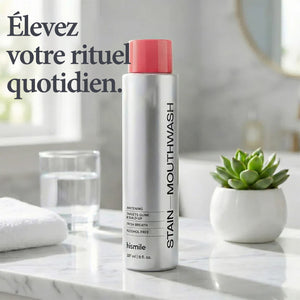 Bain de bouche détachant puissant – Des dents plus éclatantes à chaque rinçage