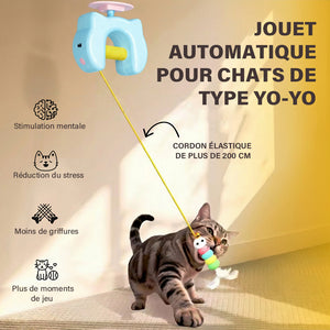 Le yo-yo automatique qui rend les chats fous