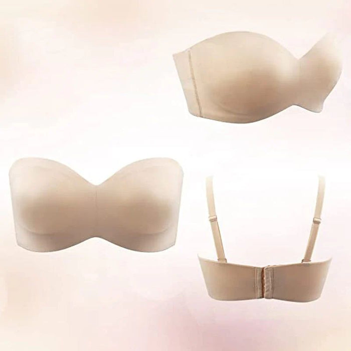 Soutien-gorge bandeau multi-ports antidérapant à maintien intégral