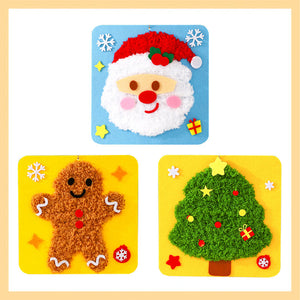 Ensemble de poupées à broder DIY de Noël