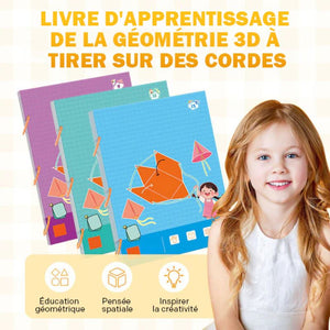 🔥Meilleur cadeau👶✨Manuel de géométrie 3D à cordon