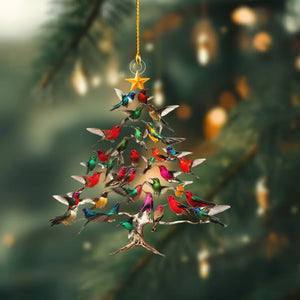 🔥🐦🎄Décoration de Noël avec colibri✨