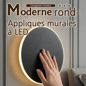 Appliques murales LED rondes modernes