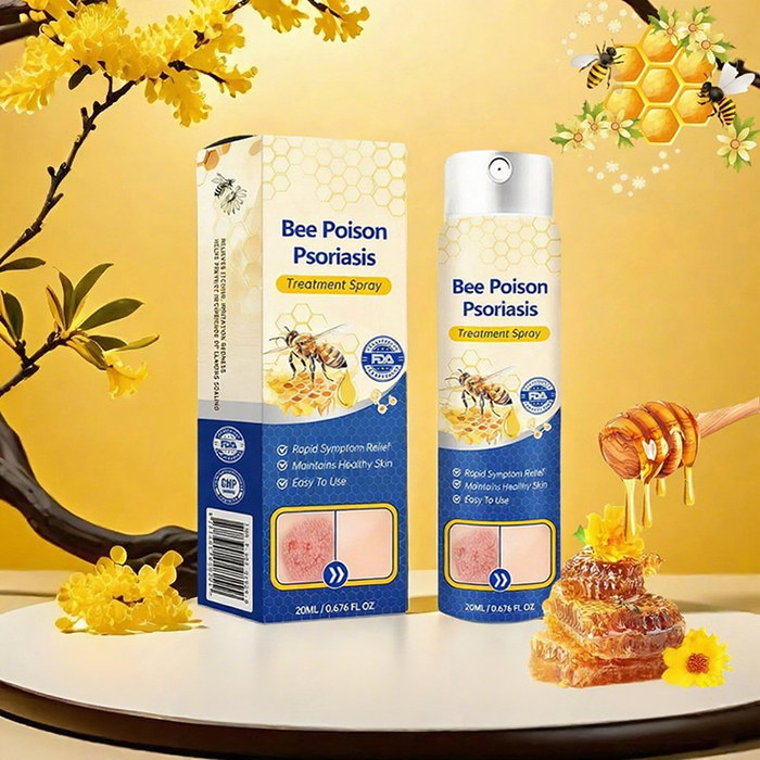 Spray contre le psoriasis au venin d'abeille