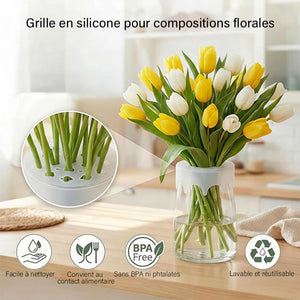 Support de bouquet de fleurs en silicone