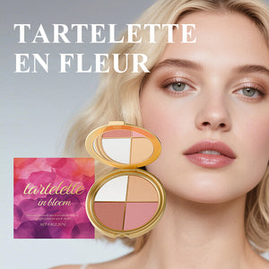 Palette portable de fards à paupières et blushs quadricolores