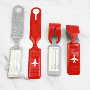 Étiquette de bagage de voyage en PVC