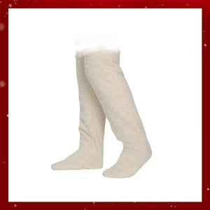 💕Chaussettes hautes en polaire veloutée pour Noël❄️🎅