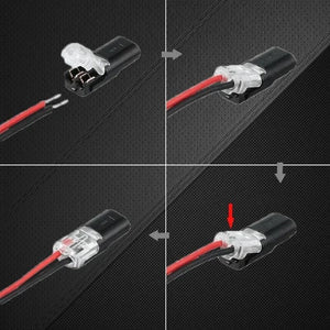 Connecteur enfichable de fil avec boucle de verrouillage