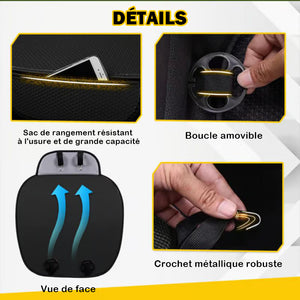 Housse de siège auto en filament de viscose respirant et antidérapant !