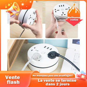 💥Multiprise ronde de rangement universelle