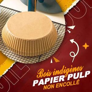 Bac en papier absorbant l'huile pour friteuse à air