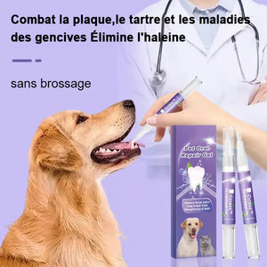 Stylo de nettoyage des dents d'animaux de compagnie（Achetez-en 1, obtenez-en 1 gratuitement）