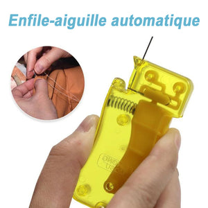 Enfile-aiguille automatique pratique (2 pièces)