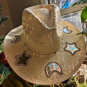 Chapeau de paille de cow-boy Prism