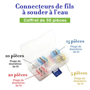 CONNECTEURS DE FILS À SOUDER ÉTANCHES
