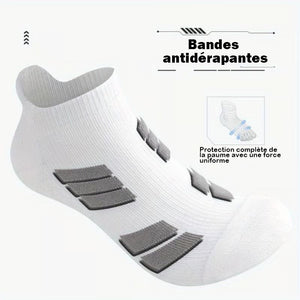 Chaussettes de sport basses respirantes et anti-transpiration pour hommes