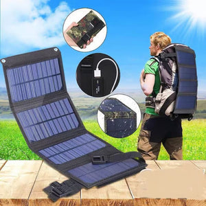 Chargeur solaire portable avec panneau solaire 💥