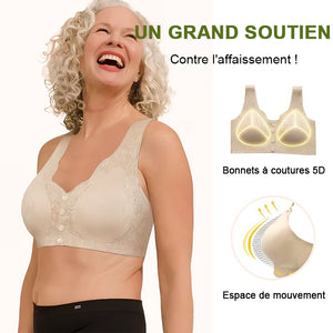 Soutien-gorge boutonné sur devant confortable et pratique