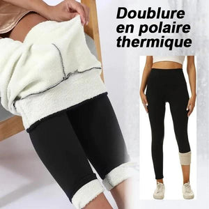 Legging d'hiver en tissu thermique