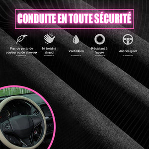 Housse protectrice pour volant de voiture