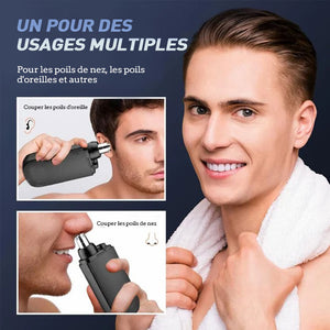 Tondeuse portable pour les poils de nez