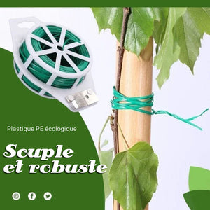 Fil d'attache de jardin (avec lame coupante)