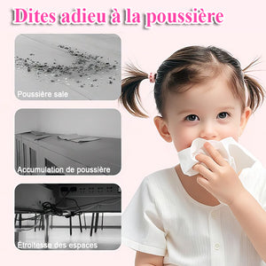 🔥🧹Chiffon de nettoyage de surface pliable et lavable