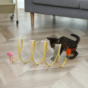 Tunnel pliable pour chat