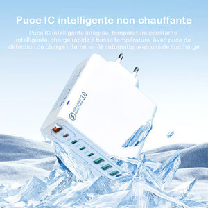 Chargeur rapide USB étanche 8 en 1