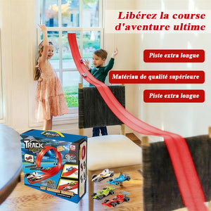Ensemble de jouets de piste de course flexible à faire soi-même