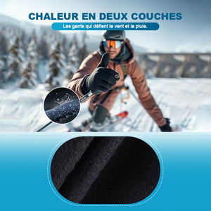 Gants chauds d'extérieur coupe-vent et imperméables