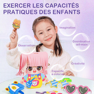 Jouets de kit d'artisanat de barbier créatif